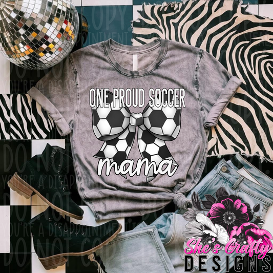 Soccer Mama Bow Shirt
