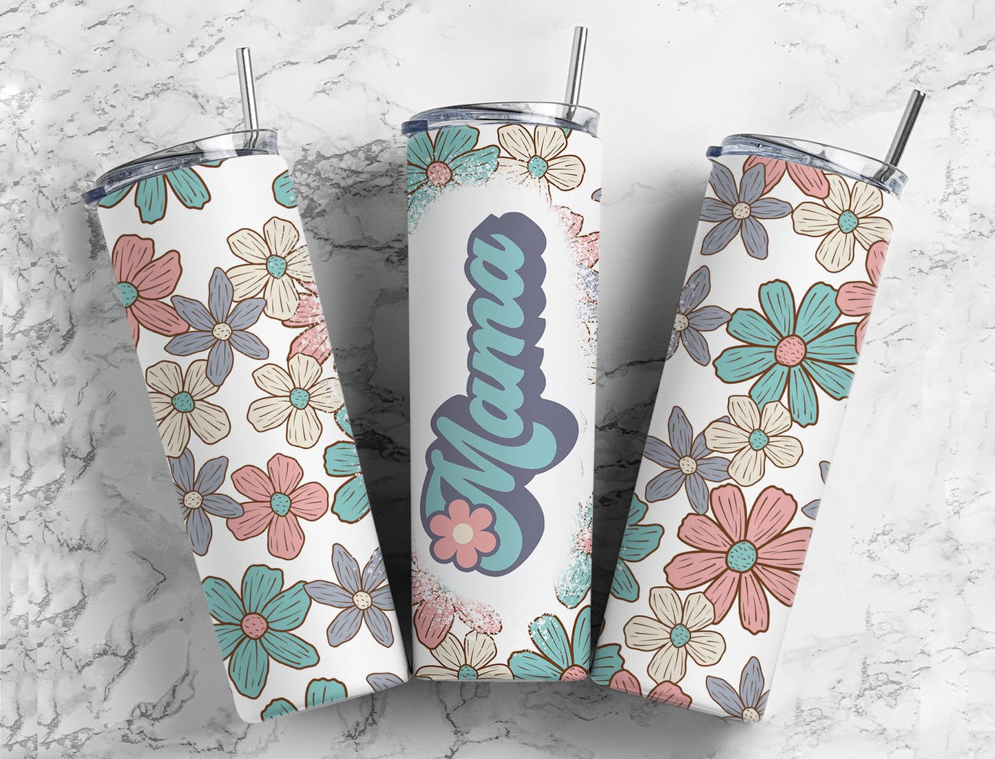 Mama Flower Tumbler