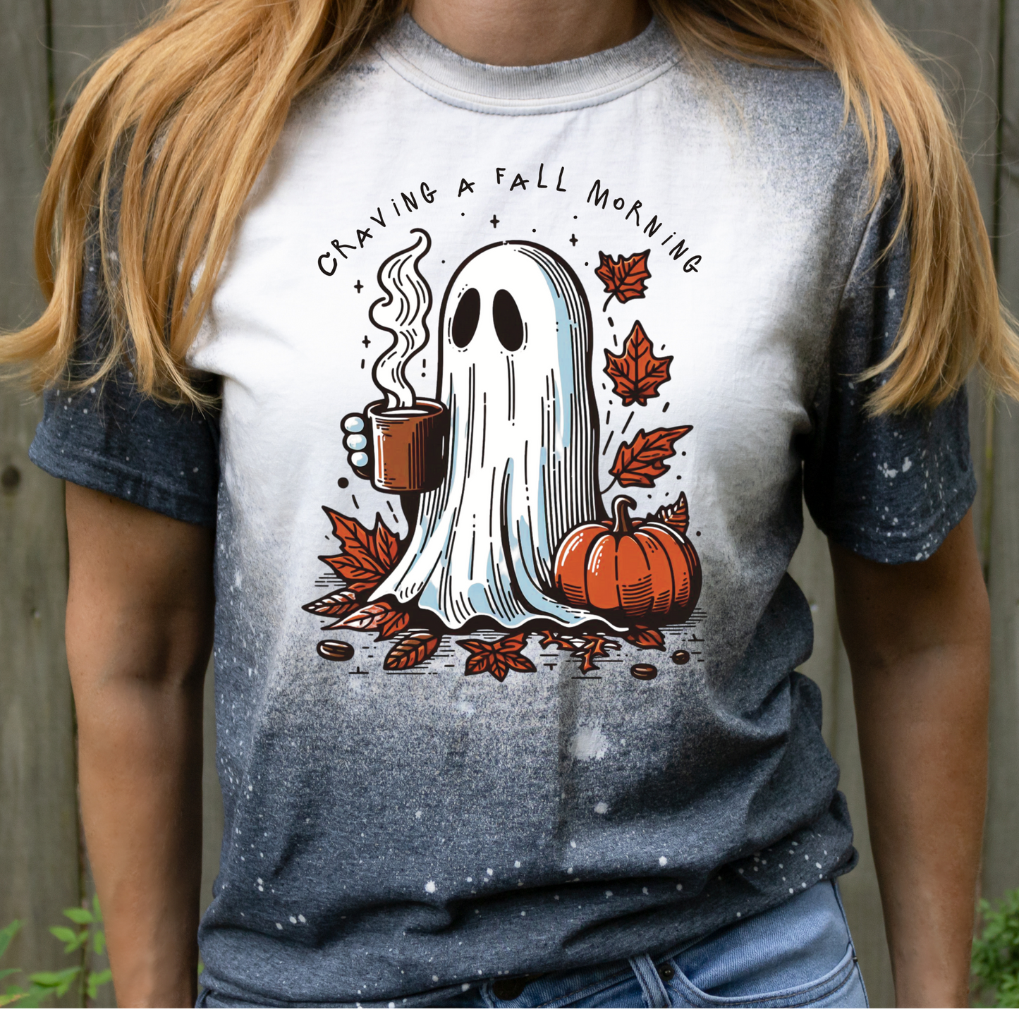 Craving a Fall morning Cute Ghost T-Shirt