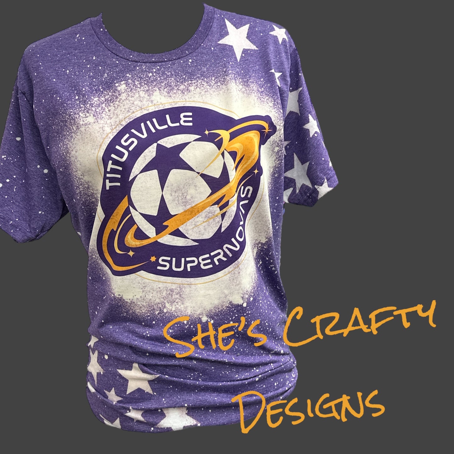 Custom Bleached Sports T-Shirts