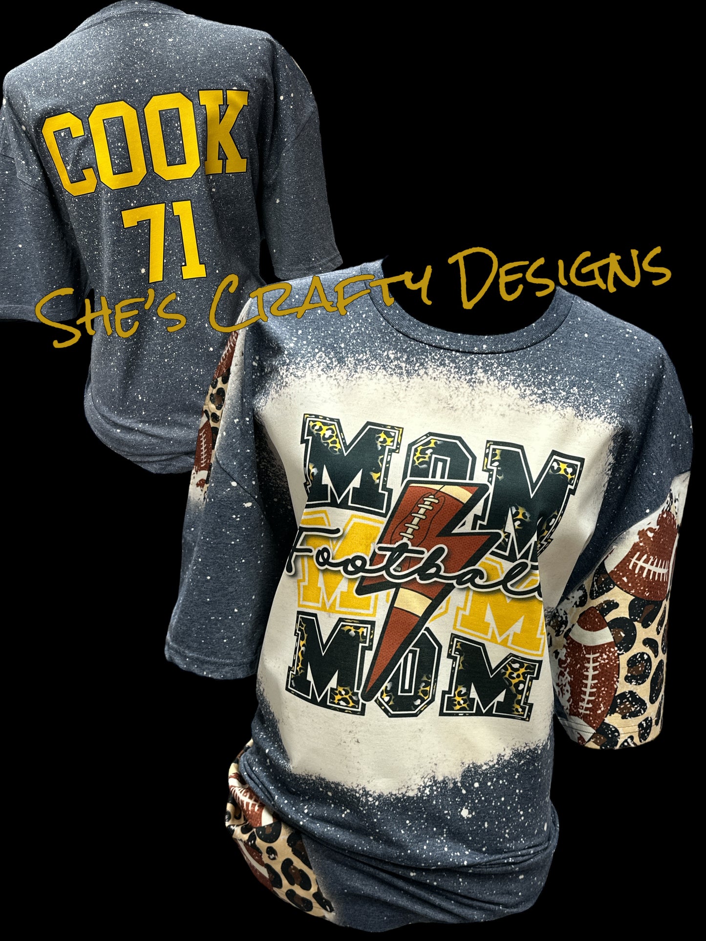 Custom Bleached Sports T-Shirts