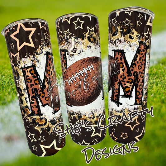 Football Mom Tumbler
