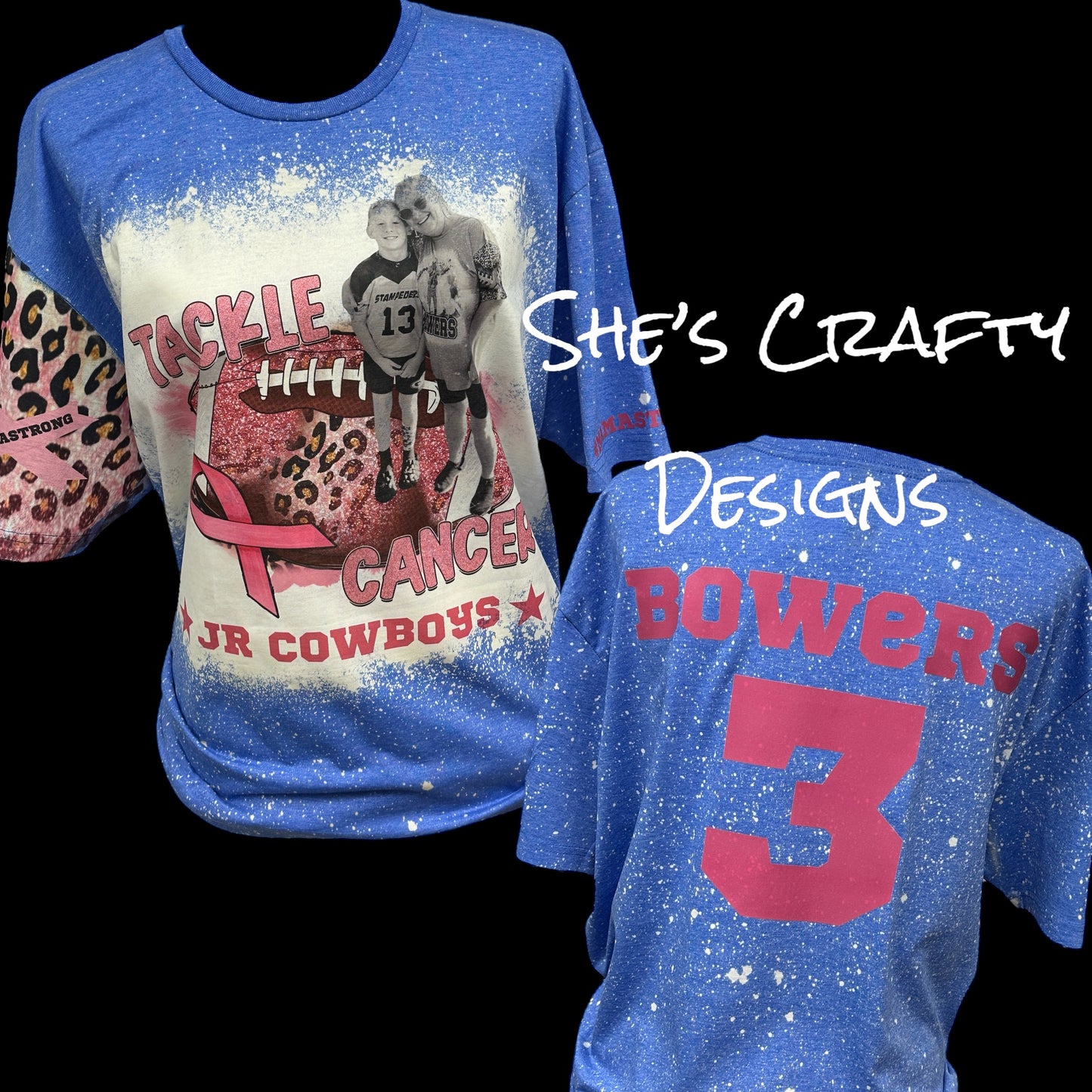 Custom Bleached Sports T-Shirts