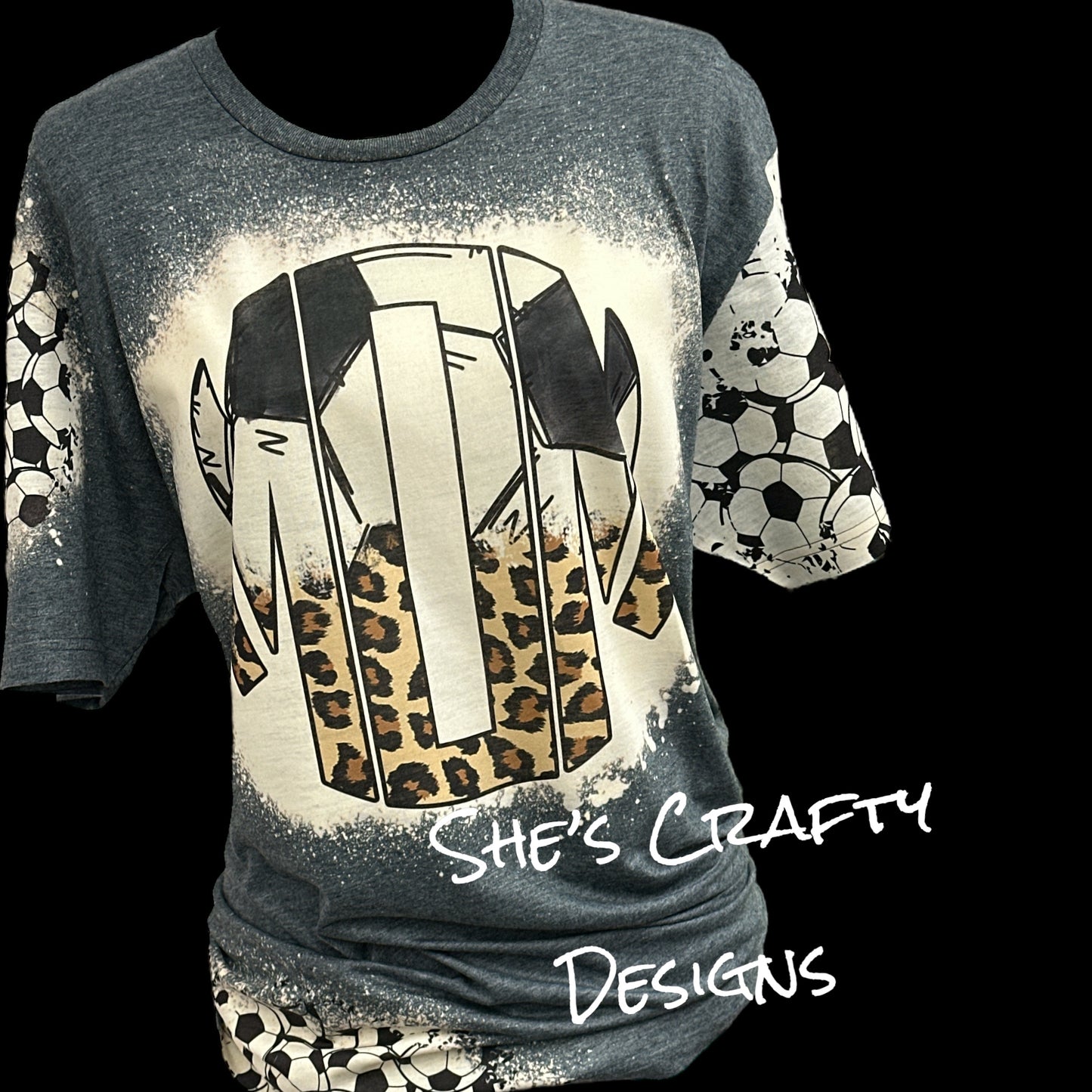 Custom Bleached Sports T-Shirts