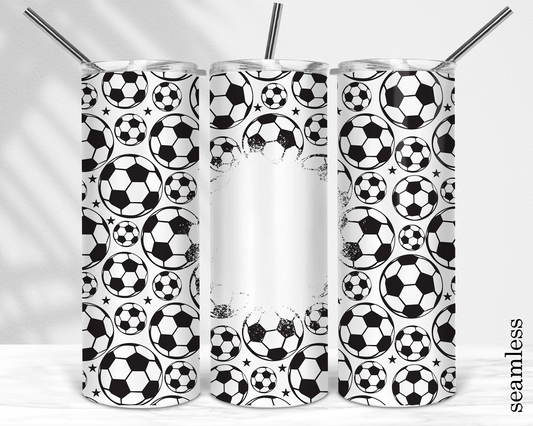 Seemless Soccer Tumbler