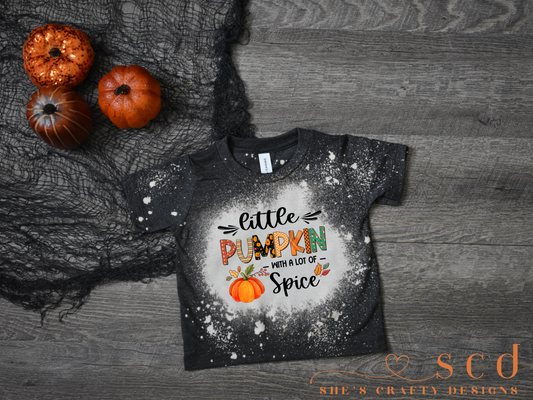 Lil Pumpkin bleached shirt