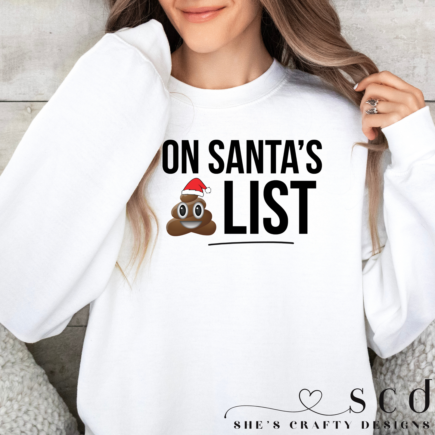 On Santa's Sh*t list shirt