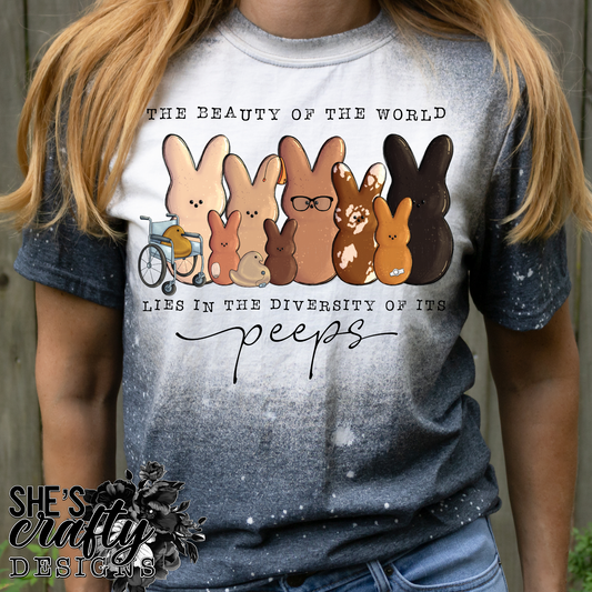 Diversity in its Peeps shirt