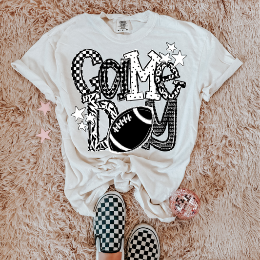 Game Day Football (Cute Font) T-Shirt