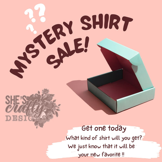 Mystery shirt sale